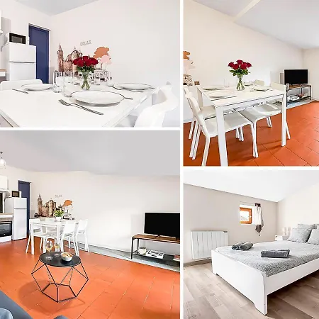 Chez Lena - T2 Cosy & Equipe - Proche Cite Medievale Apartment *